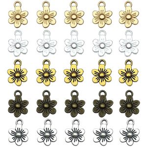 จี้รูปดอกไม้โลหะผสมสังกะสีสำหรับทำเครื่องประดับ DIY อุปกรณ์เสริมจี้แฟชั่นสำหรับทุกเพศ - Product Image 5