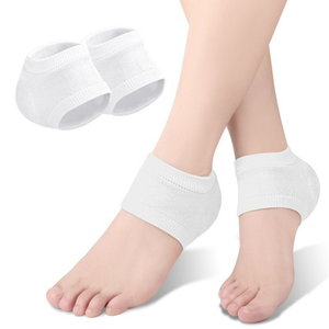 Chaussettes hydratantes à talon, chaussettes à bout <span class=keywords><strong>ouvert</strong></span>, Gel fissuré, pieds sans orteils, réparation de talon, chaussettes pour femmes, pieds secs durs craquelés - Product Image 4