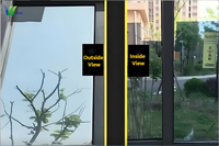 Usine personnalisée 5-15mm miroir en verre à sens unique plaque réfléchissante en verre pour balcon Villa bureau