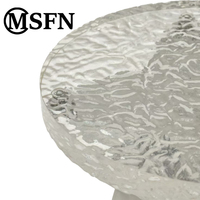 Table console géométrique moderne et transparente avec cadre en acier inoxydable poli et dessus en acrylique fini à la main pour les salons et les hôtels