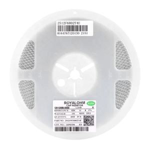 Résistance de patch d'origine 25121WF6802T4E 2512 <span class=keywords><strong>68K</strong></span>(6802) 1% - Product Image 1