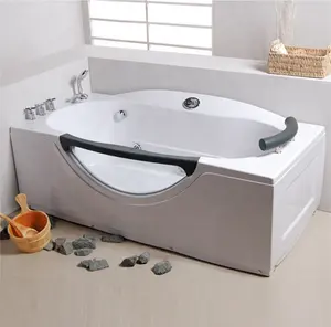 高品质现代矩形亚克力水疗泡沫浴缸按摩浴缸