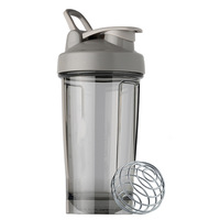 Bouteille d'eau portable promotionnelle pour le sport, shaker en plastique pour protéines, idéal pour le fitness