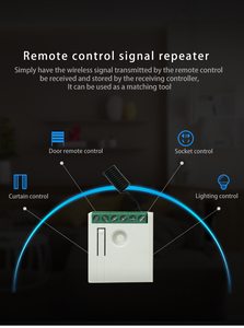 Mini-récepteur YET477 9~24V 433Mhz universel à code ouvert 1 canal pour commande <span class=keywords><strong>de</strong></span> commutateurs, signaux électriques, portails, fenêtres, stores et portes - Product Image 6