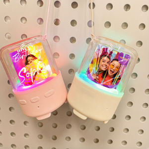 Mini Altavoz Bluetooth Sublimable, Personalizable con Luz LED, Portátil, para Fiestas en Casa y Regalos de Viaje - Product Image 3