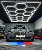 Éclairage LED hexagonal pour le detailing automobile, idéal pour les salles de sport, salons de coiffure et stations de beauté automobile – Direct Usine
