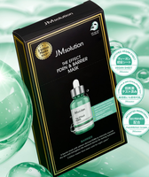JMSOLUTION THE EFFECT PDRN BARRIER MASK Masque en feuille de réparation de la peau de fabrication coréenne pour la récupération des barrières endommagées et une hydratation intense