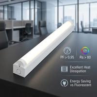 Éclairage LED à économie d'énergie ETL SAA, 3 températures de couleur, 50 000 heures, garantie 5 ans, IP20, IRC>80, alliage d'aluminium, PF 0.95, 80 lumens, sans entretien