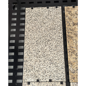 Dalle de granit blanc soleil poli, pierre naturelle moderne de qualité supérieure, découpée sur mesure, durable pour cuisine, salle de bain et extérieur - Product Image 1