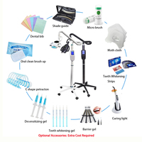 Appareil professionnel de blanchiment dentaire LED 60W, 3 couleurs (bleu, rouge, violet), accélérateur de blanchiment dentaire pour clinique