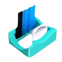 Sous-verre carré en caoutchouc thermoplastique, antidérapant, isolant thermique, protecteur, pour petites tasses, direct usine transfrontalier