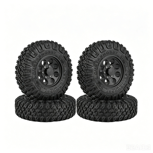 Neumáticos de Metal Mecanizados por CNC de 1.55 Pulgadas con Sistema Beadlock, 85*28mm, Neumáticos con Bloqueo sin Pegamento para Autos de Control Remoto para Niños - Product Image 5