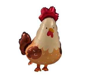 Globos de Aluminio 4D de Animales de Granja, Pollo, Pato, Gato, Decoración de Cumpleaños, Venta al por Mayor - Product Image 6