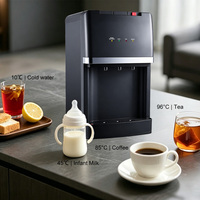 Distributeur d'eau de bureau avec système de filtration RO UF 5 étapes 75 GPD, purificateur d'eau électrique avec refroidissement et chauffage pour la maison, l'hôtel et le bureau