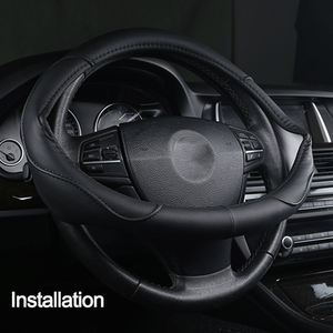 Cubierta del <span class=keywords><strong>volante</strong></span> del coche para <span class=keywords><strong>Nissan</strong></span> <span class=keywords><strong>Qashqai</strong></span> 2006-2019 Dualis J10 2007-2014 37-38CM <span class=keywords><strong>Volante</strong></span> en forma de O - Product Image 6