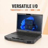Nueva Laptop Resistente Getac S510 Intel AI Ready con Pantalla FHD de 15.6 Pulgadas, Baterías Intercambiables en Caliente, Windows 11 Pro para Trabajo de Campo