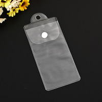 Sacs en PVC transparents personnalisés refermables à fermeture éclair plate pour vêtements, étiquettes de col, étiquettes suspendues, chaussures