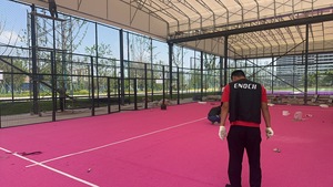 Cancha de Pádel de Vidrio Templado de 10x20m y 12mm, Personalizada de Fábrica, Equipo Deportivo para Exteriores, Cubierta para Lluvia, Equipo de Tenis al por Mayor - Product Image 4