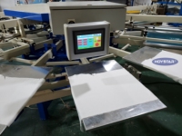 Máquina Automática de Serigrafía de 6 Colores y 14 Estaciones de Trabajo para Imprimir Camisetas/Textiles/Ropa
