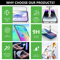Offre Spéciale 9h pour Nano Ceramic Film de protection d'écran en verre trempé pour IPhones 16 15 Pro Max