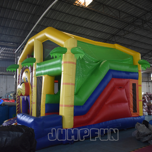 Jumpfun Castillo de León Inflable 5 en 1, Casa de Rebote EN LA Jungla Más Barata, Alquiler de Fiesta, Combo de Rebote Inflable - Product Image 2