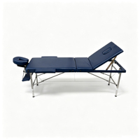 Table de massage spa à 3 sections à hauteur réglable avec appui-tête réglable pour les soins du corps