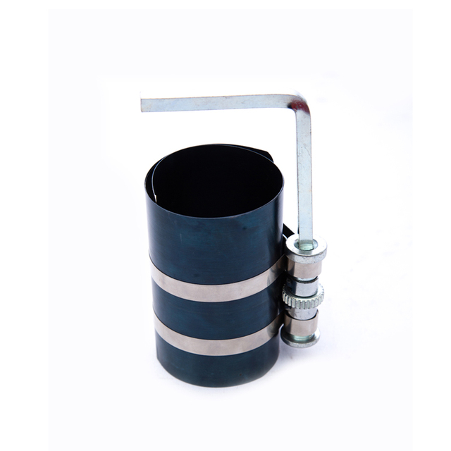4" Piston Ring Compressor Adjustable Ratchet Piston Installer Tool Removal Tool Installation Compressing Capacity