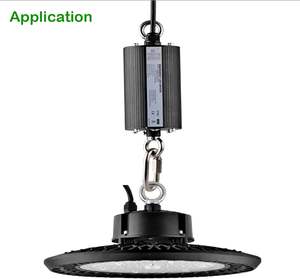 40W LED UFO High Bay Lights Pilote de secours d'urgence avec 90 minutes de sortie 170V DC Entrée 100-347V AC Batterie de secours d'urgence - Product Image 4