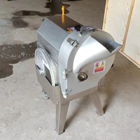 Máquina Comercial de Alta Velocidad para Cortar y Rebanar Verduras con Motor DC, Picadora Rebanadora de Vegetales de Alta Velocidad para Restaurantes