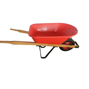 WH6601 America Hotsale Wheel Barrow Heavy Duty <span class=keywords><strong>Carretilla</strong></span> con carga 180kg 100L 4,00-8 pulgadas <span class=keywords><strong>Rueda</strong></span> neumática para jardín - Product Image 5