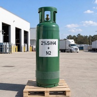 SiH4 Silane 6N de qualité électronique pour le dépôt de films minces par CVD, PECVD, LPCVD en semi-conducteurs, cylindre 10L 44L 47L, fournisseur Si2H6 TCS