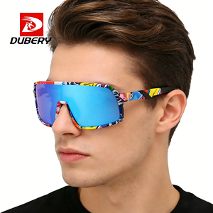 DUBERY 2026 Lunettes <span class=keywords><strong>de</strong></span> <span class=keywords><strong>soleil</strong></span> unisexes rétro polarisées sans monture pour le cyclisme, <span class=keywords><strong>de</strong></span> haute qualité, noires, <span class=keywords><strong>Viper</strong></span>, tendance, surdimensionnées, lunettes <span class=keywords><strong>de</strong></span> sport - Product Image 1