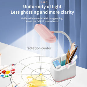 Lámpara de escritorio LED Protección ocular Aprendizaje Modelo de carga Soy un almacenamiento multifuncional Lámpara de escritorio de carga USB - Product Image 2