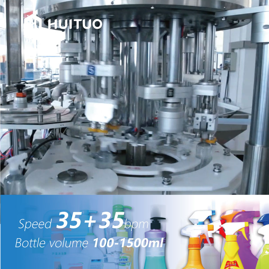 Spray Trigger Capping Machine 20-100bpm For Cleaning Agent Capping