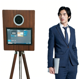 Machine photo durable en bois de chêne rouge vintage pour cérémonies et événements pour adultes - Product Image 3