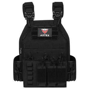 เสื้อเกราะกันกระสุนแบบถอดได้ Black Molle อุปกรณ์ป้องกันตัวทางยุทธวิธี เสื้อเกราะแบบปลดเร็วสำหรับผู้ชาย - Product Image 2