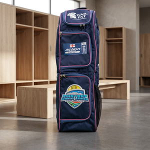 Blue Indoor Cricket Bat <b>Bag</b> with Padded Storage Zipper Gear Case for Training Travel - Product Image 3