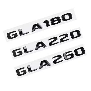 ตราสัญลักษณ์ท้ายรถด้านหลังรถ CLA35 CLA45 CLA200 CLA180d CLA220d CLA260สัญลักษณ์4สัญลักษณ์สำหรับ Mercedes Benz AMG W117 C117สติกเกอร์ C118โลโก้