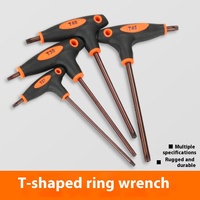 Torx Allen kunci pas T berbentuk Internal heksagonal obeng Mega ukuran bunga tunggal lubang sedang metrik kunci L Internal