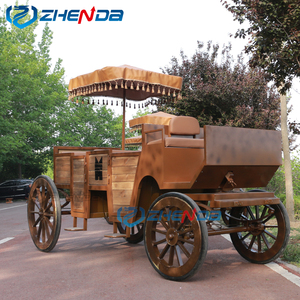 Customized Wedding Horse Drawn Carriage New Cars Wood Sightseeing Electric Horse Carriage Horseless Electric for Sale - Product Image 2