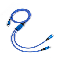 Cable USB-C/Tipo-C de Carga Rápida 5A para Dispositivos Android/iOS, Car Play y Bancos de Energía - Construcción de Nailon y Aleación de Aluminio
