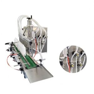 Petite machine de remplissage automatique de liquides avec <span class=keywords><strong>pompe</strong></span> magnétique pour produits nettoyants, jus, eaux minérales, solutions nutritives, sous-emballage - Product Image 4
