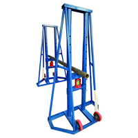 Support de bobine de câble en acier industriel, haute stabilité, robuste, longueur d'axe personnalisable 1,8 m, marque Yuzhen, charge nominale 3t-25t, en acier