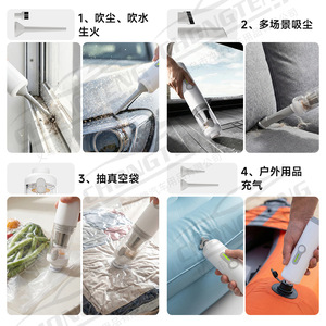 X1 <b>Handheld</b> <b>Vacuum</b> Cleaner Rechargeable 60dB Quiet With Blower For Home Use - Product Image 2