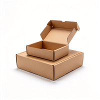 Boîte d'emballage alimentaire gourmande imprimée en offset coloré, boîte en carton ondulé double face, vente en gros