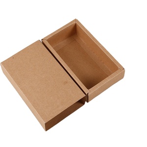 Biodegradable kraft paper boxes for soap bar Custom recyclable drawer paper handmade soap packaging box