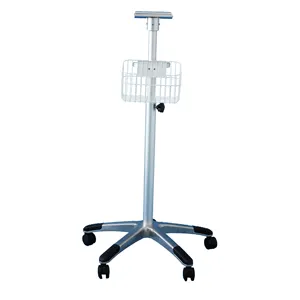 High Quality Hospital Patien-t Stainless Fixed Height Trolley With Handle