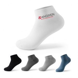 Promotional Gifts Men's <b>Socks</b> logo Quality Compression Ankle Grip Designer Mens Crew Unisex Sport Cotton Custom <b>Socks</b> Men - Product Image 1