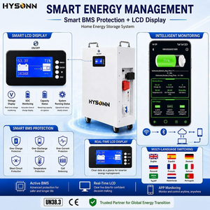 Sistema de Almacenamiento de Energía Doméstico Hysonn de 25kwh, Paquete de Baterías LiFePO4 Apilables de 51.2v - Product Image 2