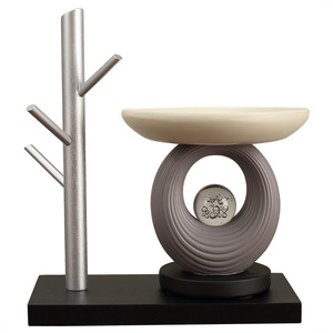 Modern Jewelry Organizer With Watch Holder And <b>Glasses</b> Tray For Entryway Or Living Room Decorative Storage - Product Image 5